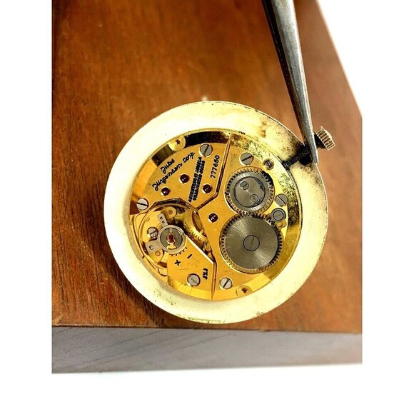 Jules Jurgensen Watch 17J Swiss Mechanical Movement WORKS FOR REPAIR PARTS - Picture 5 of 8